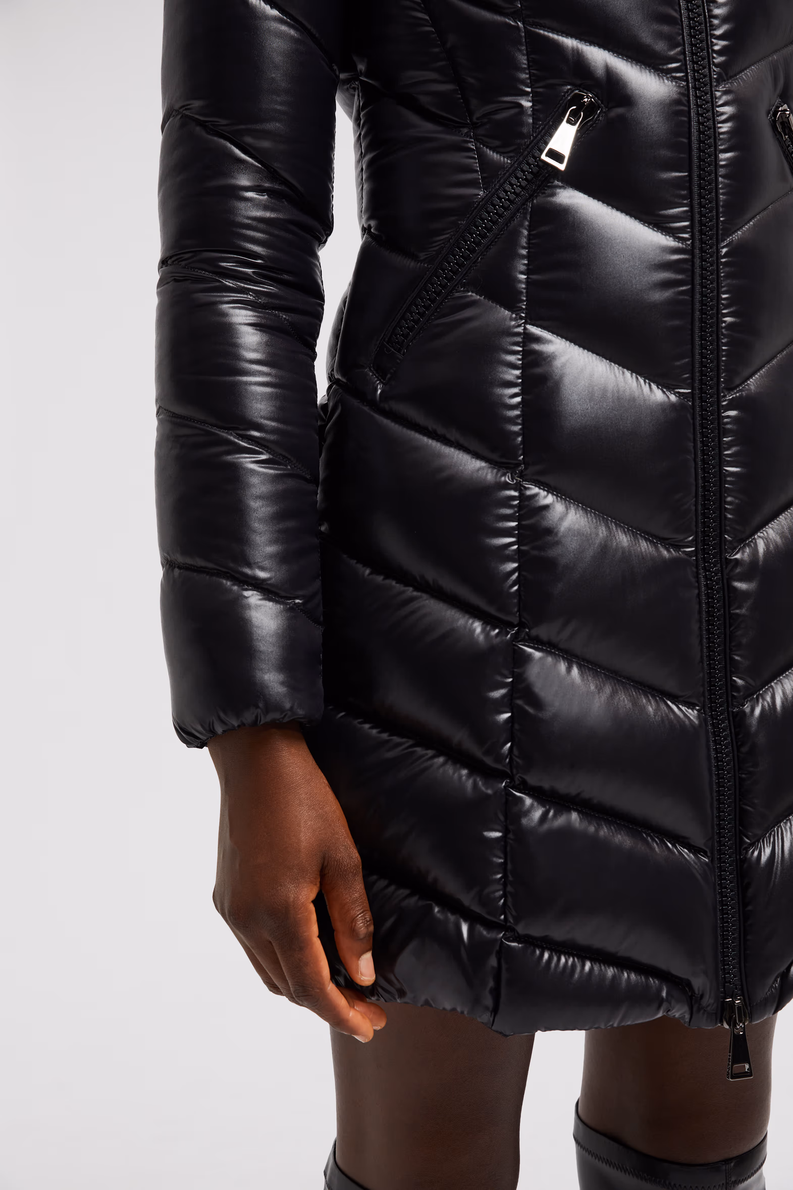 Plumífero largo Marus Mujer Negro Moncler 6